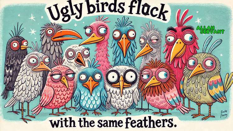 Ugly Birds Flocking together